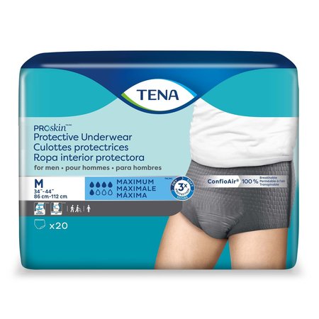 TENA Disposable Underwear Male Medium, Maximum, PK 80 73520